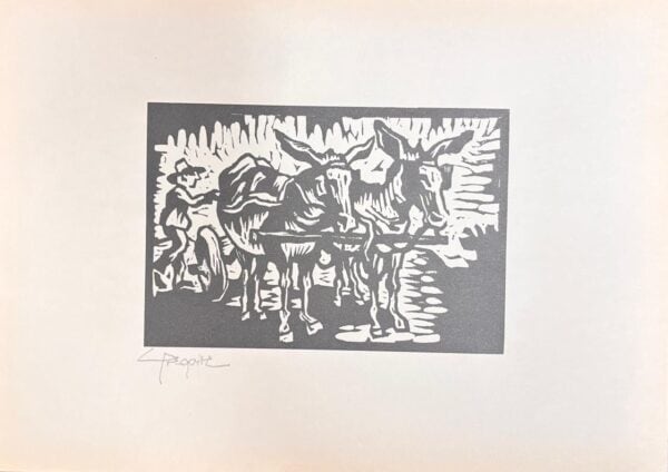 {je_artwork_artwork_medium_id}  {je_artwork_artwork_category_id} titled Donkey cart