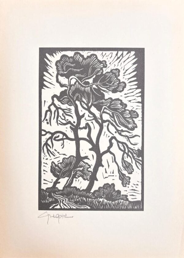 {je_artwork_artwork_medium_id}  {je_artwork_artwork_category_id} titled Windswept tree