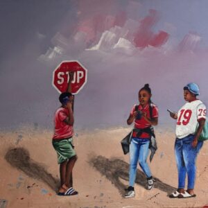 Lazarus Ramontseng, Alice Art Gallery, South African art, Township children