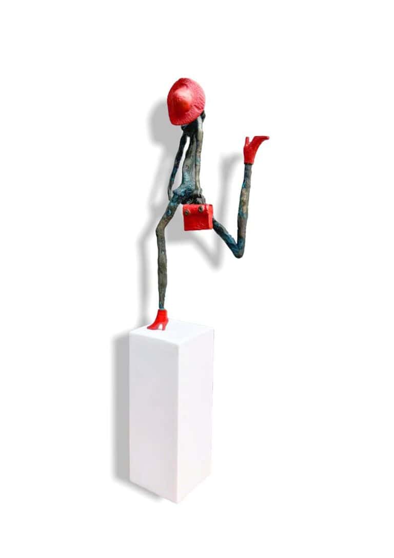 Bronze  Sculpture titled Sunday Strut