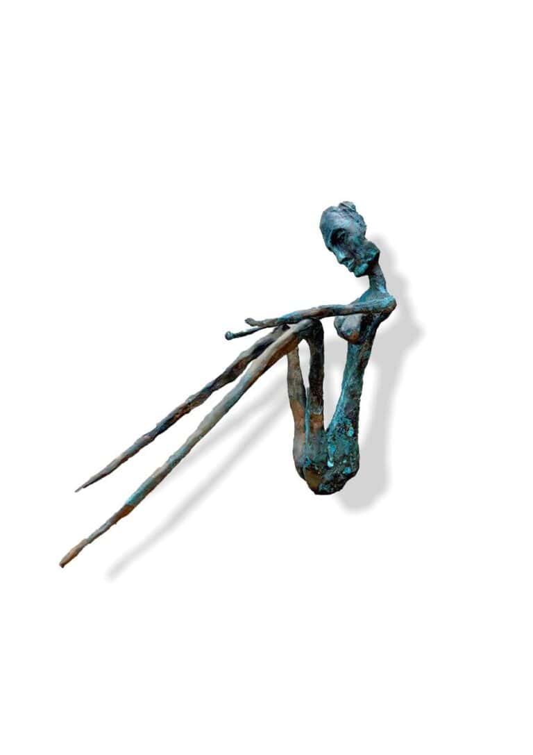 Bronze  Sculpture titled Pensive