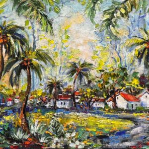 Marlise le Roux, Beach houses, Alice Art Gallery, South African Art, Mauritius