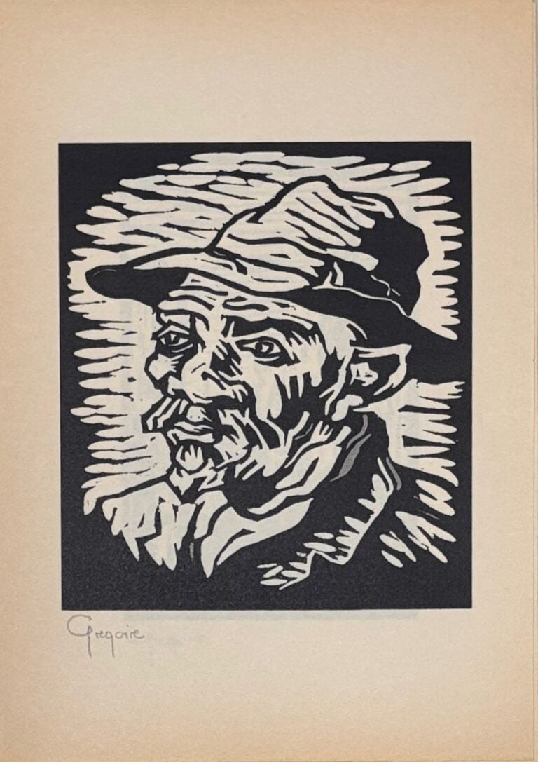 Etch Painting titled Miner