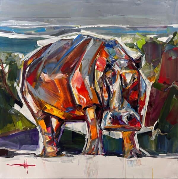 {je_artwork_artwork_medium_id}  {je_artwork_artwork_category_id} titled Hippo