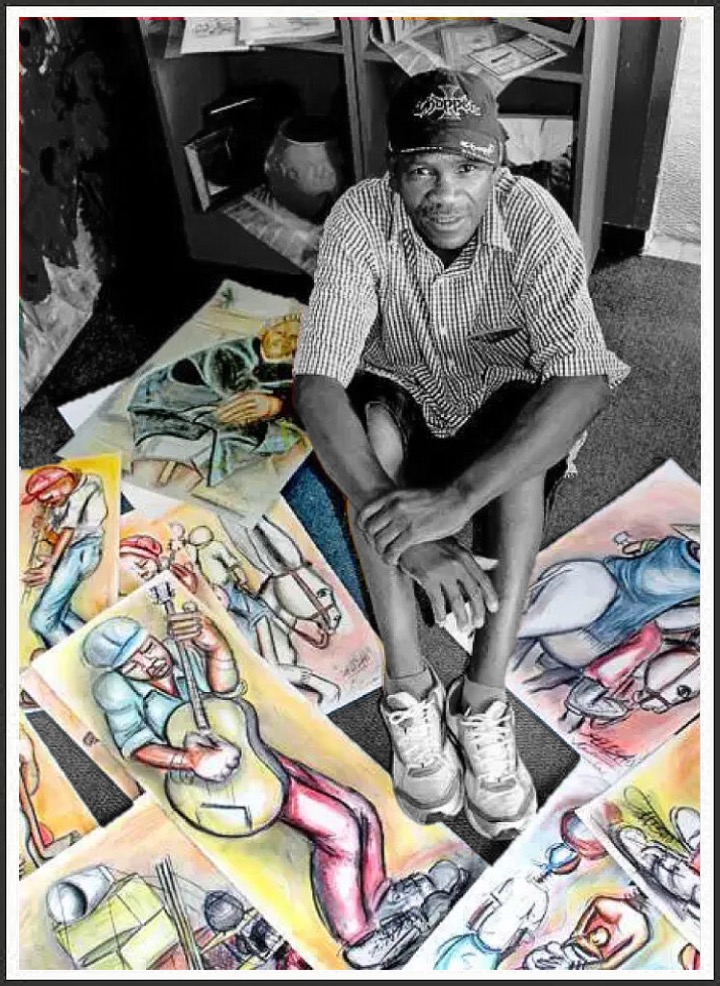 Photo of the atists John Mophethe Selesho