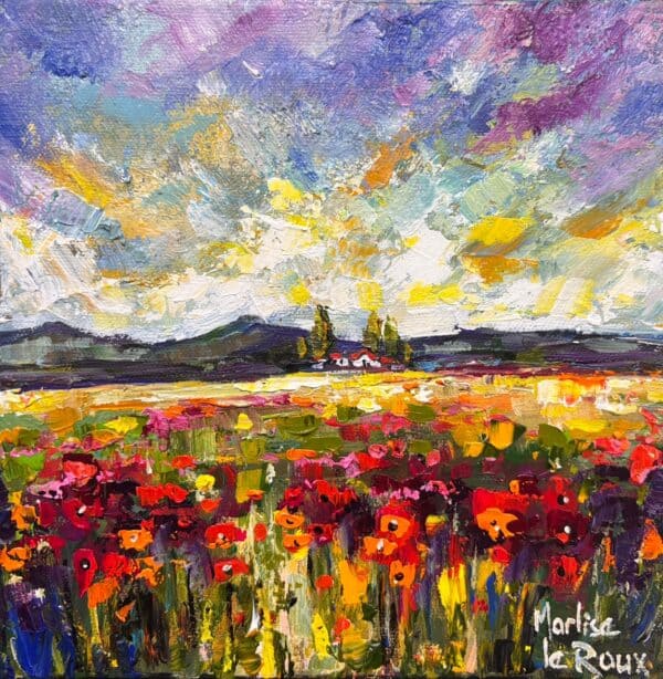 {je_artwork_artwork_medium_id}  {je_artwork_artwork_category_id} titled Flower landscape