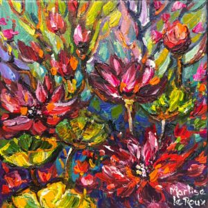 Marlise le Roux, Flowers, Alice Art Gallery, South African Art