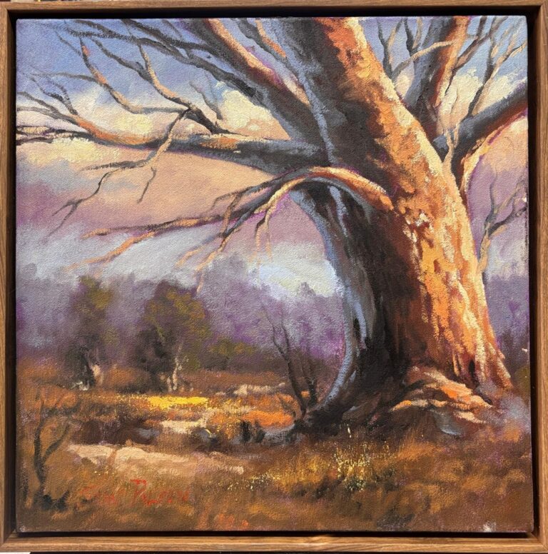 Oil on Stretched Canvas  Painting titled Landscape