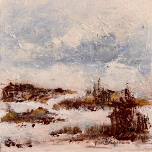 Mari Brightmore, Umber landscape, Alice Art Gallery, South African Art