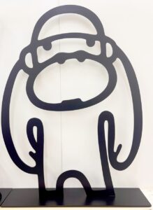{je_artwork_artwork_medium_id}  {je_artwork_artwork_category_id} titled Not my monkey (XL)