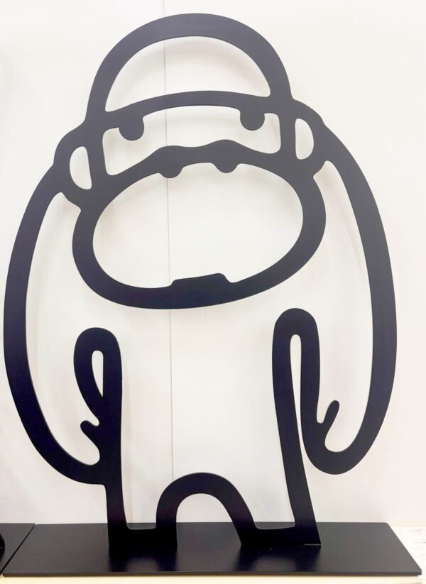 {je_artwork_artwork_medium_id}  {je_artwork_artwork_category_id} titled Not my monkey (XL)