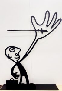 {je_artwork_artwork_medium_id}  {je_artwork_artwork_category_id} titled Plane Catcher (XL)
