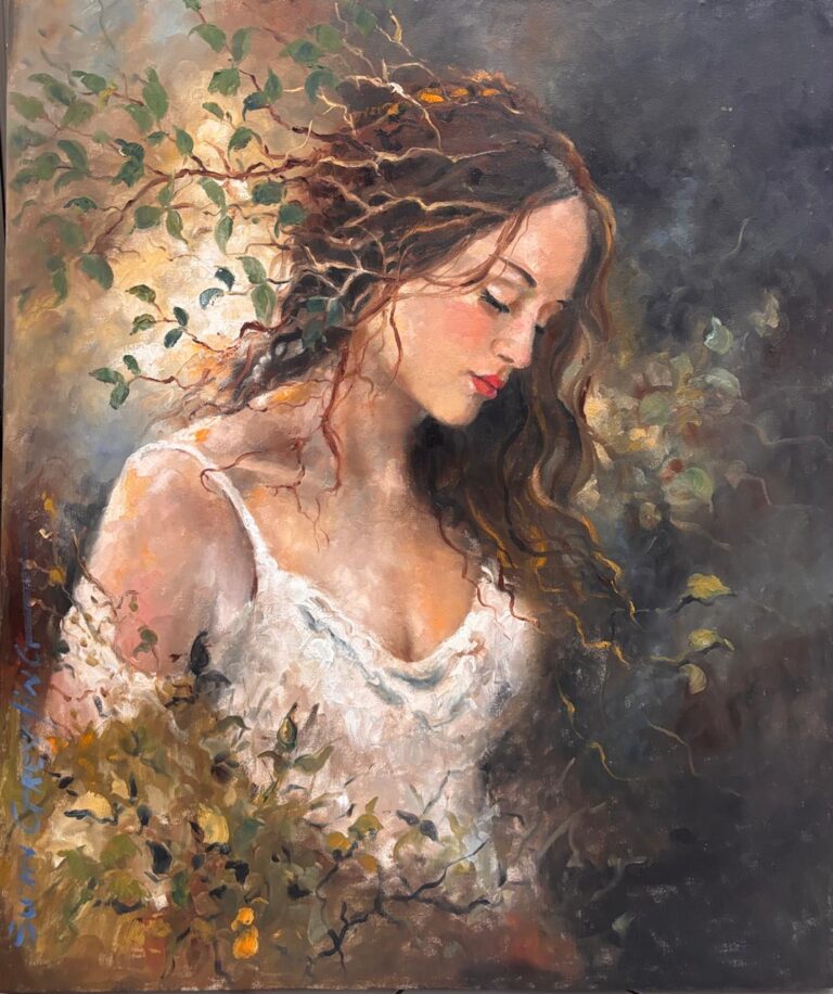 Oil on Canvas Painting titled (c) Summer reminiscence u/f