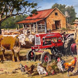 Nic Oosthuizen, Alice Art Gallery, South African Art, Tractor