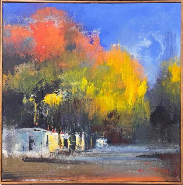 {je_artwork_artwork_medium_id}  {je_artwork_artwork_category_id} titled Houses in street