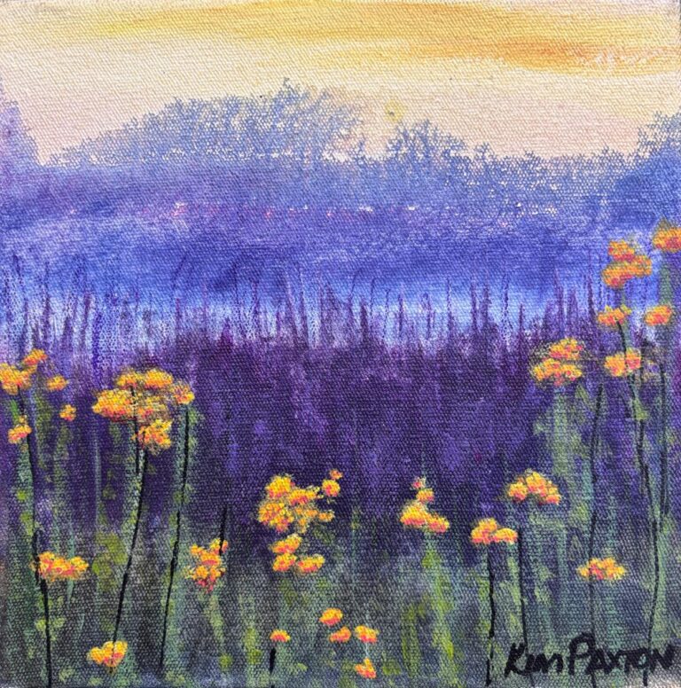 Mixed Medium  Painting titled (c) Veld flowers