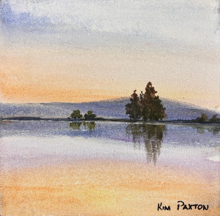 Mixed Medium  Painting titled (c) Tranquil waters