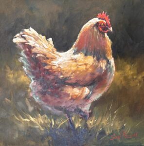 {je_artwork_artwork_medium_id}  {je_artwork_artwork_category_id} titled Chicken