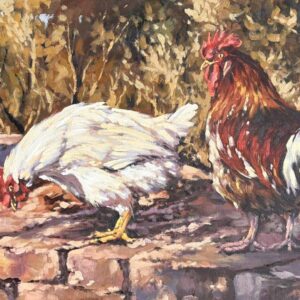 Stan Polson, chickens, Alice Art Gallery, South African Art
