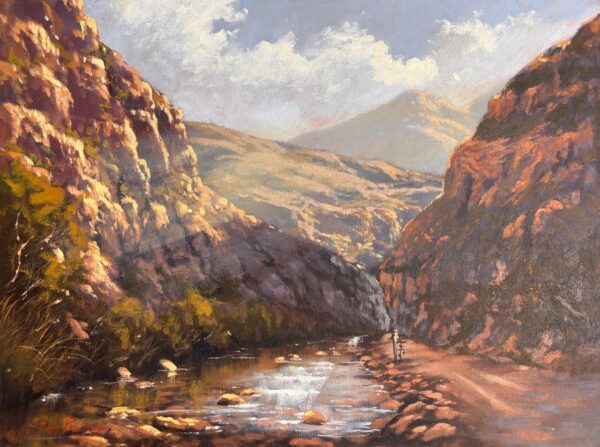 {je_artwork_artwork_medium_id}  {je_artwork_artwork_category_id} titled Memories of Meiringspoort