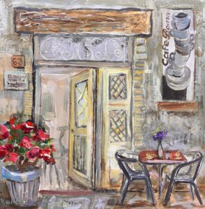 {je_artwork_artwork_medium_id}  {je_artwork_artwork_category_id} titled Cafe Roma