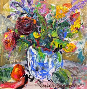 {je_artwork_artwork_medium_id}  {je_artwork_artwork_category_id} titled Wild abstract flowers