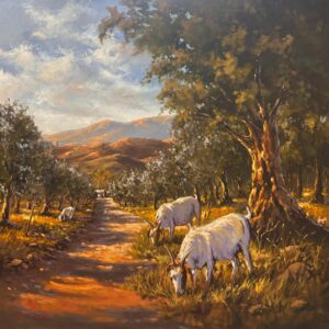 Goats, Stan Polson, Alice Art Gallery, South African Art