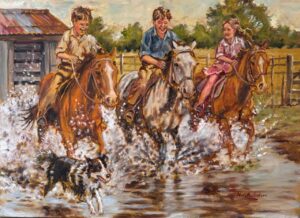 {je_artwork_artwork_medium_id}  {je_artwork_artwork_category_id} titled (c) Horse riding u/f