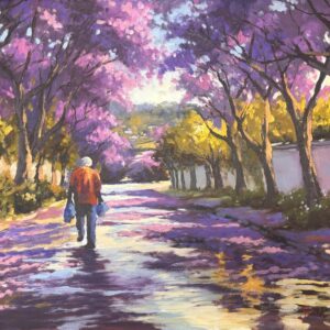 Stan Polson, Jacarandas, Alice Art Gallery, South African Art