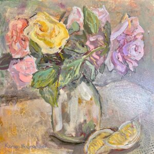 {je_artwork_artwork_medium_id}  {je_artwork_artwork_category_id} titled Pastel Roses