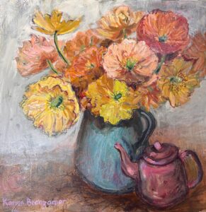 {je_artwork_artwork_medium_id}  {je_artwork_artwork_category_id} titled Poppies