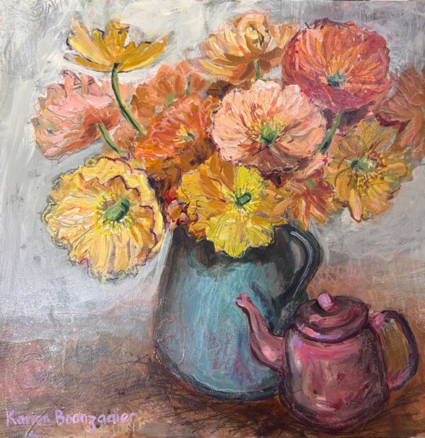 Karien Boonzaaier, Alice Art Gallery, South African Art, Poppies