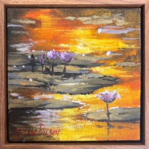 {je_artwork_artwork_medium_id}  {je_artwork_artwork_category_id} titled Lilly pond