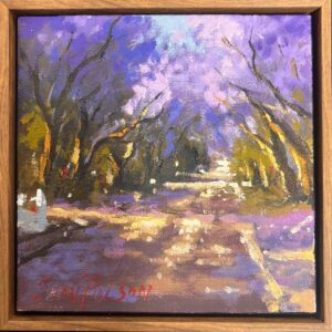 {je_artwork_artwork_medium_id}  {je_artwork_artwork_category_id} titled Jacaranda trees