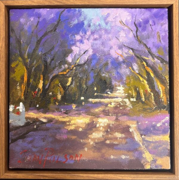 Stan Polson, Jacaranda trees, Alice Art Gallery, South African Art