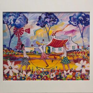 Portchie, Alice Art Gallery, South African Art, Skipping
