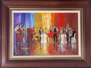 {je_artwork_artwork_medium_id}  {je_artwork_artwork_category_id} titled (c) Celebration