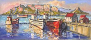 {je_artwork_artwork_medium_id}  {je_artwork_artwork_category_id} titled (c) Cape Town boats