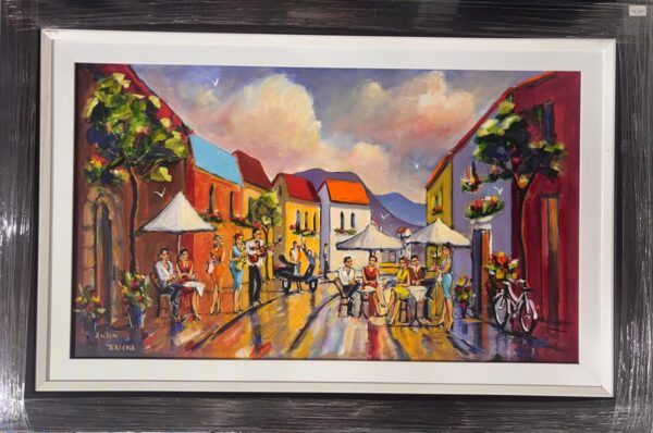 Anton Gericke, street scene, Alice Art Gallery, South African Art