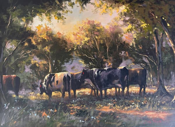 {je_artwork_artwork_medium_id}  {je_artwork_artwork_category_id} titled Cattle in a landscape